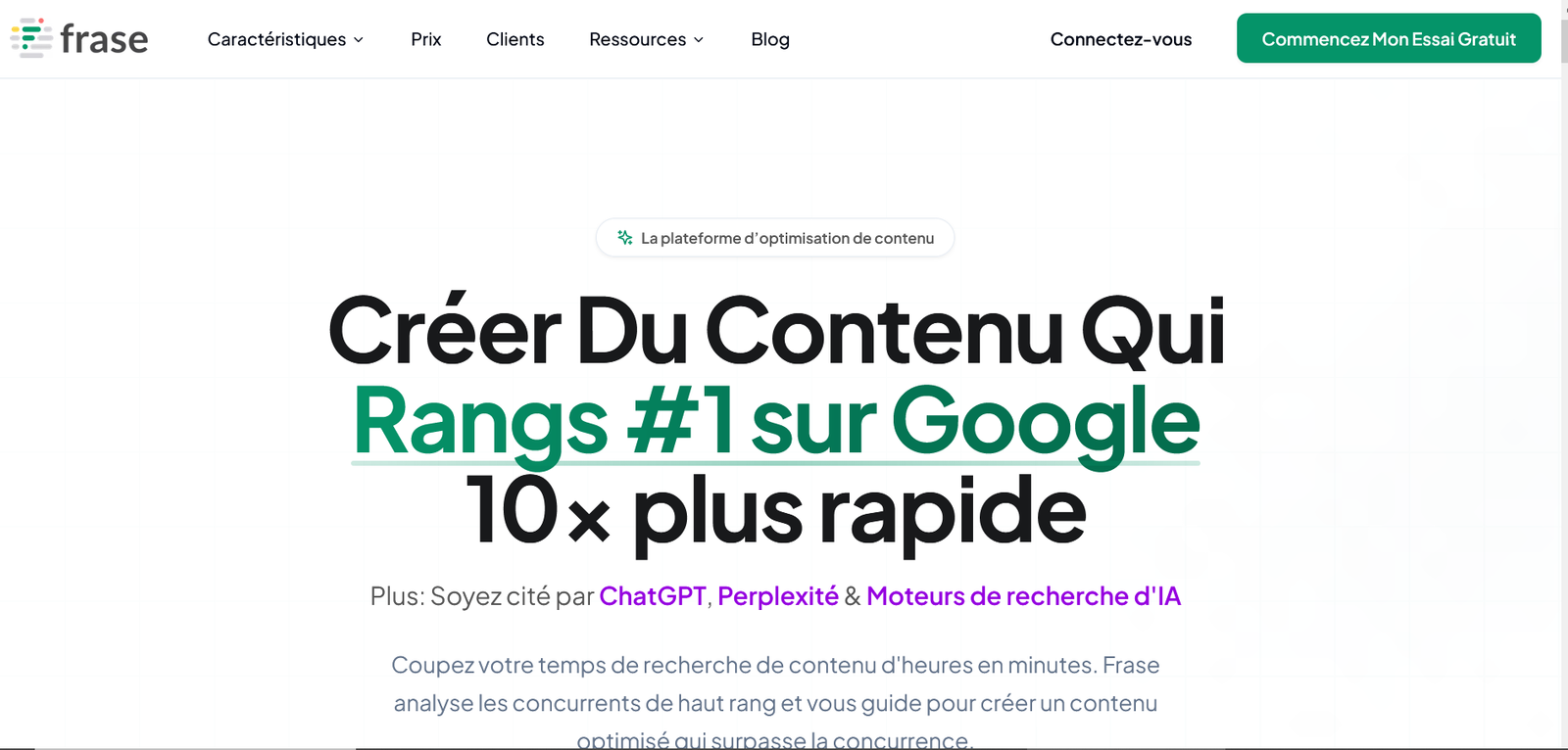 interface de Frase