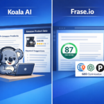Koala AI vs Frase.io comparatif 2026