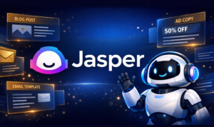 Jasper AI avis test complet 2026 - interface et fonctionnalités