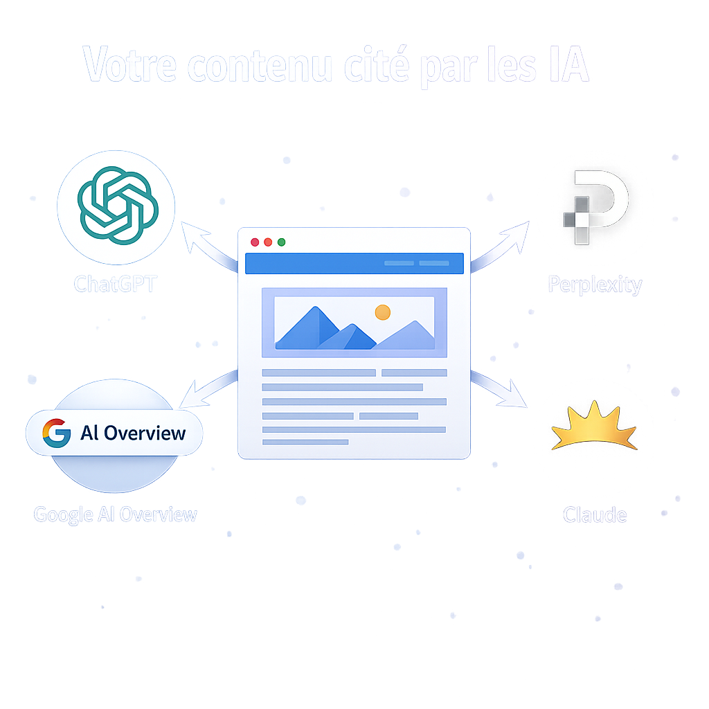 GEO optimisation moteurs IA ChatGPT Perplexity citation contenu