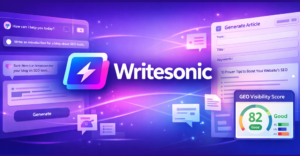 Lire la suite à propos de l’article Writesonic Review 2026: Complete Test, Real Pricing & GEO Pivot Explained