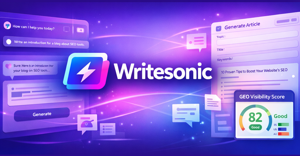 Lire la suite à propos de l’article Writesonic Review 2026: Complete Test, Real Pricing & GEO Pivot Explained