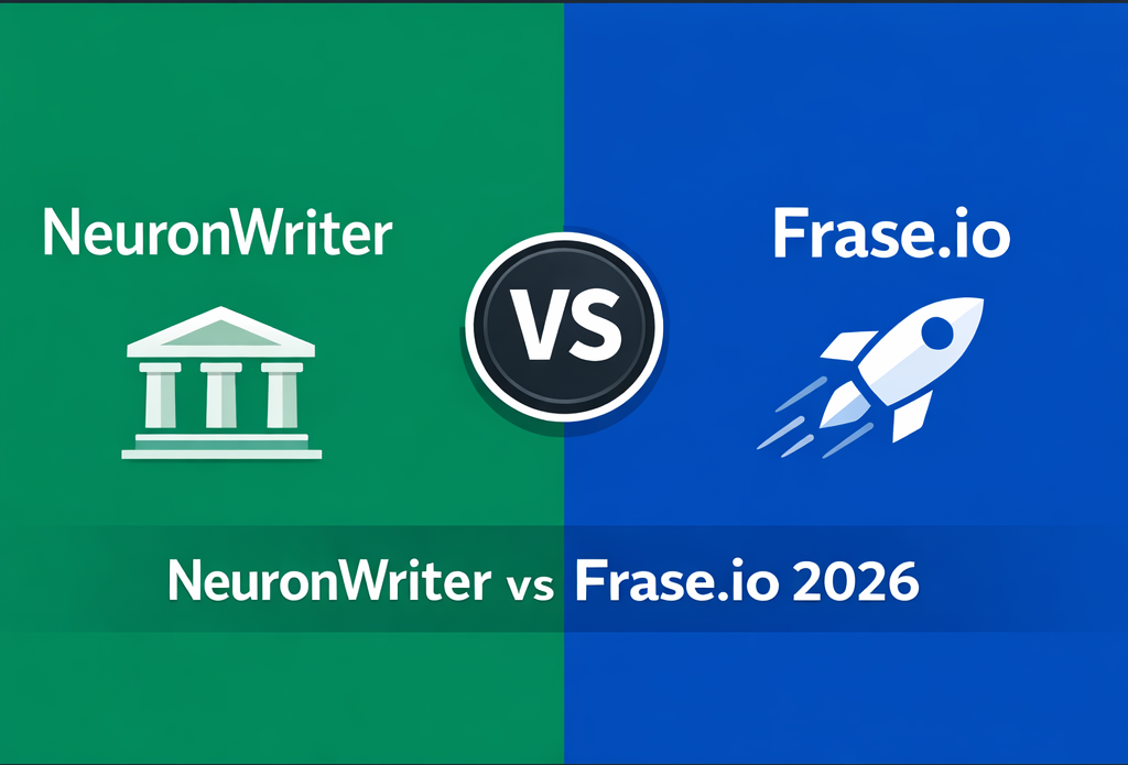 You are currently viewing NeuronWriter vs Frase.io : comparatif honnête 2026 (Lifetime vs abonnement, verdict)