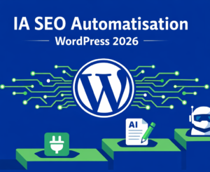 IA SEO automatisation WordPress 2026 — guide complet MCP, plugins et workflow