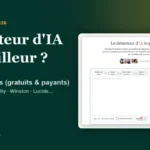 Meilleur détecteur d'IA 2026 : comparatif de 6 outils (GPTZero, Originality, Winston, Lucide)