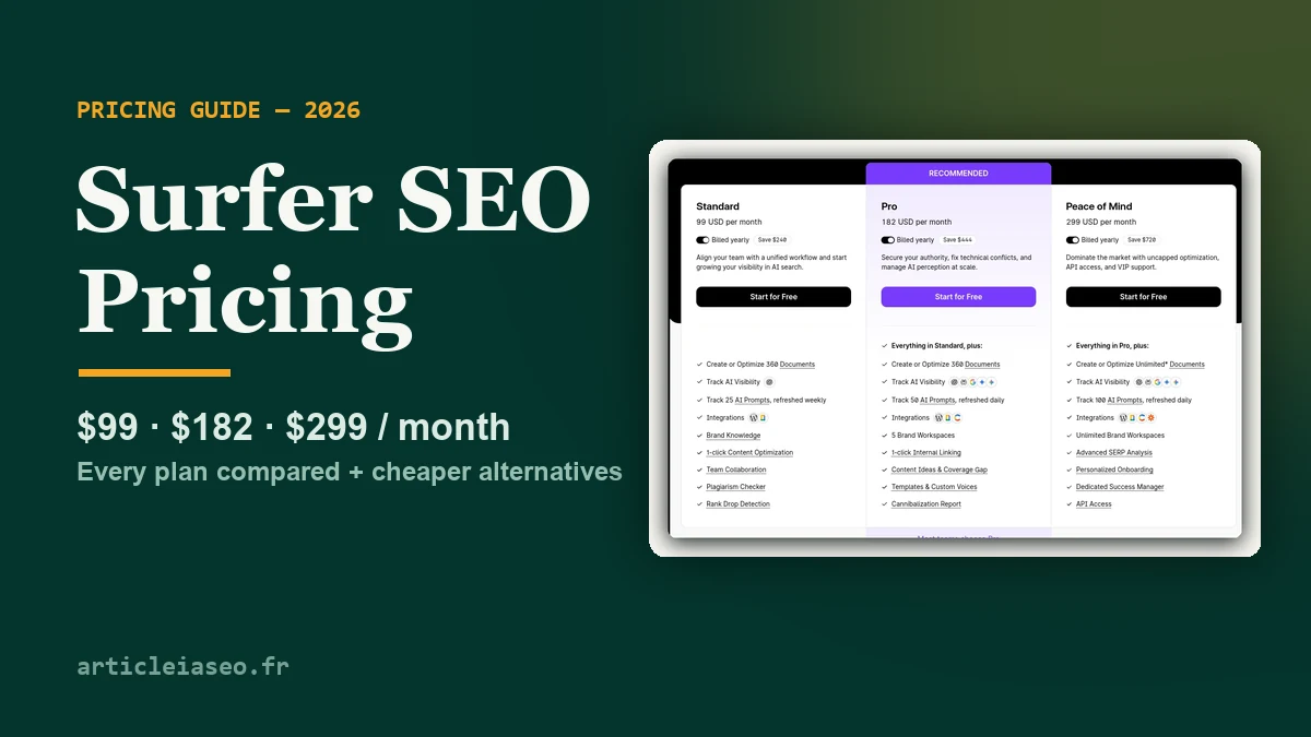 You are currently viewing Surfer SEO Pricing 2026: Plans, Real Costs and Is It Worth It?