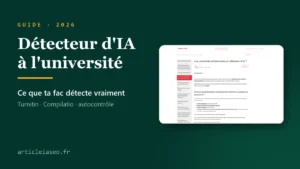 Lire la suite à propos de l’article Détecteur d&rsquo;IA à l&rsquo;université : ce que ta fac détecte vraiment